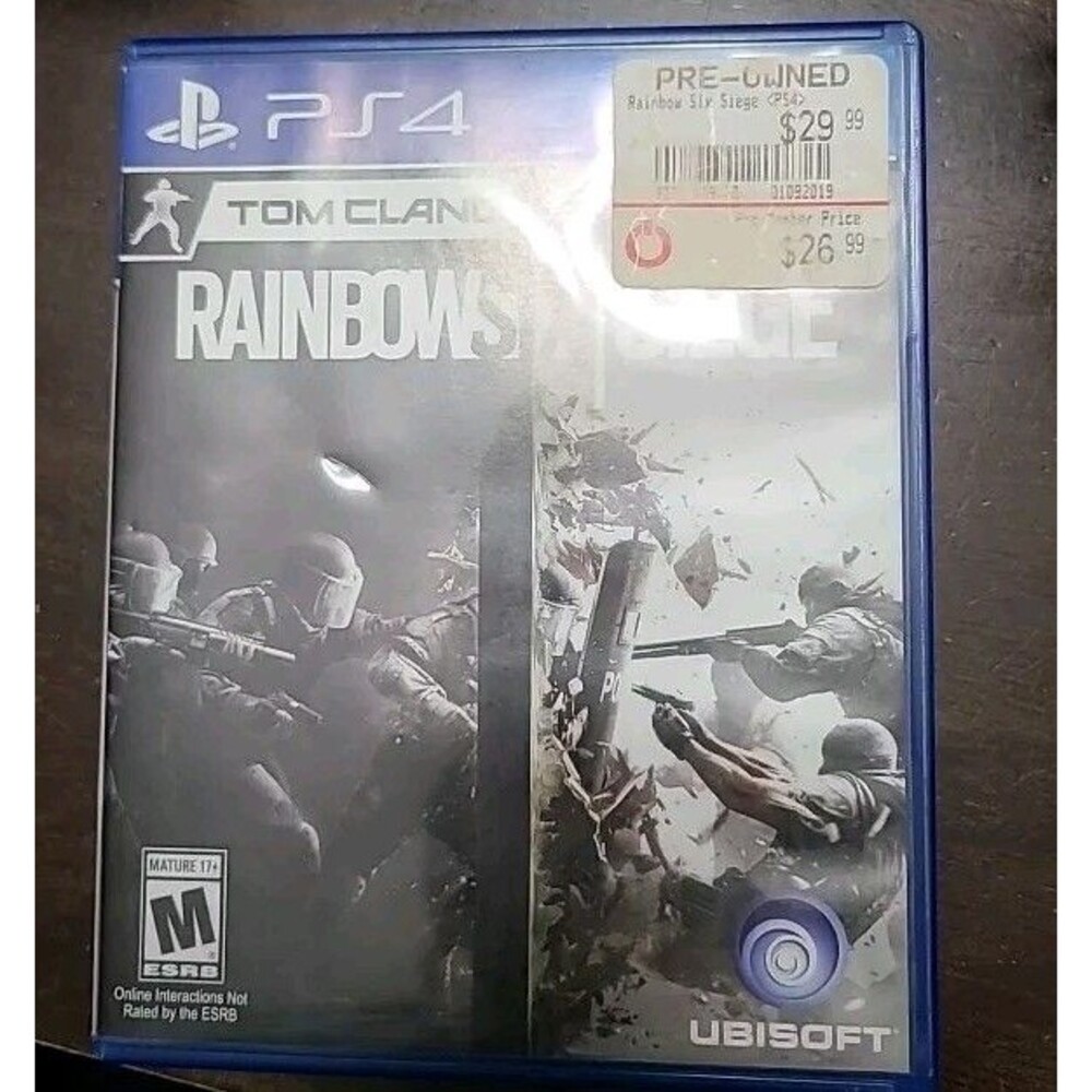 Tom Clancy's Rainbow Six Siege (PlayStation 4, 2015)